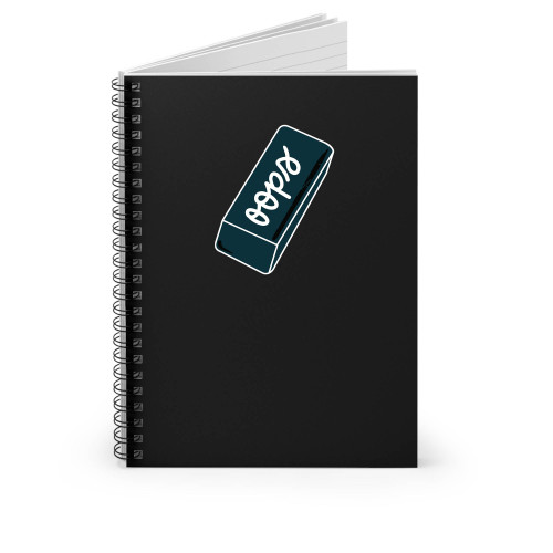 Oops Eraser Spiral Notebook