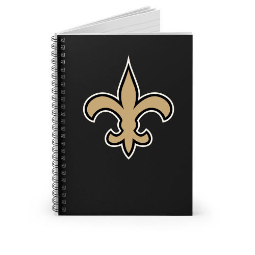 Saints Football Logo Spiral Notebook