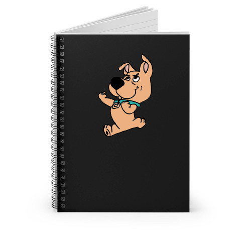 Scrappy Doo Fists Outlined Spiral Notebook