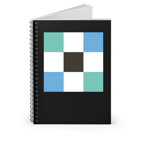 Simple Squares Spiral Notebook