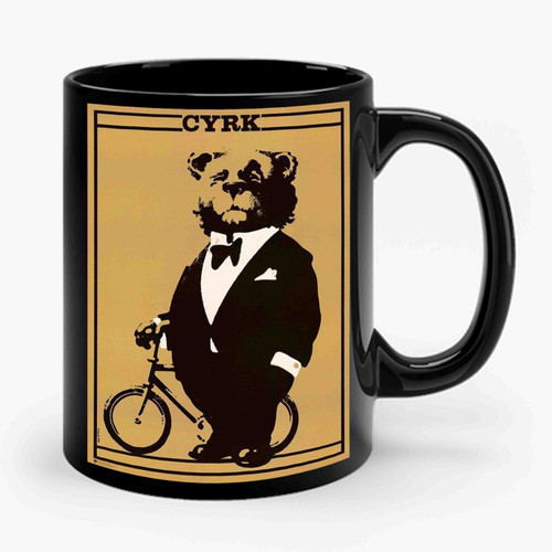 Polish Circus Bear In Tuxedo Ceramic Mug