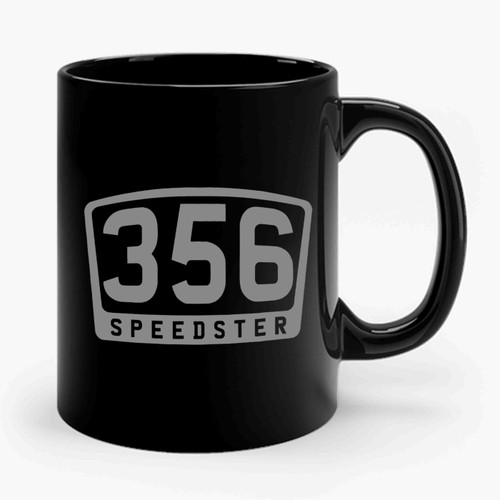 Porsche Inspired 356 Speedster Emblem Ceramic Mug