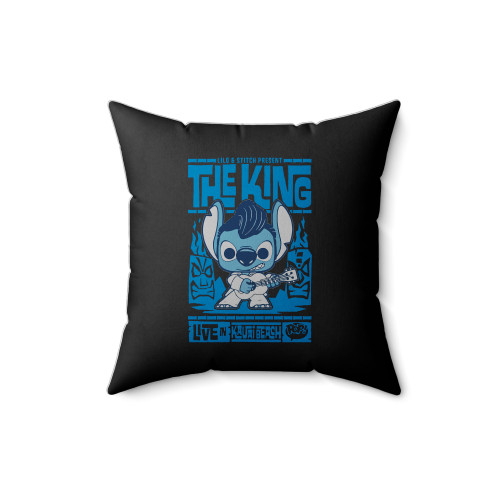 Stitch The King Of Rock N Roll Square Pillow Cover