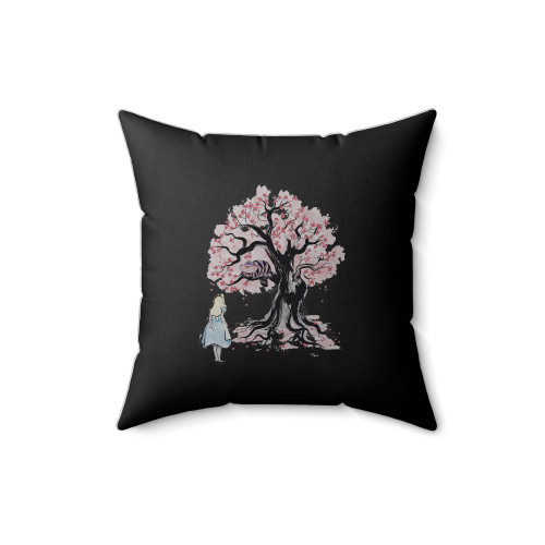 The Chesire's Tree Square Pillow Cover