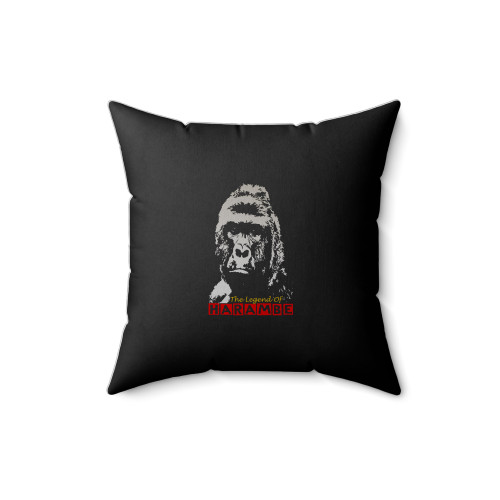 The Legend Of Harambe Square Pillow Cover