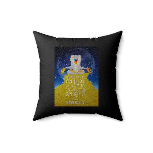 The Lion King Rafiki Quotes Square Pillow Cover