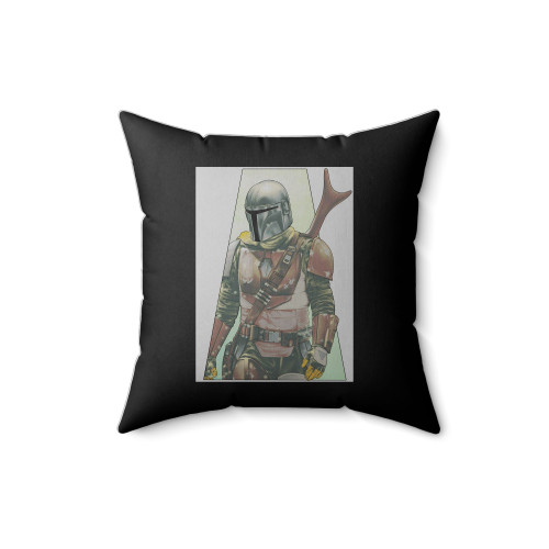 The Mandalorian And Clone Wars Square Pillow Cover