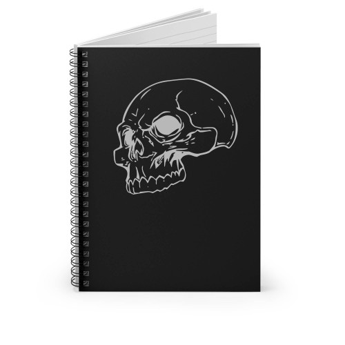 Staring Skull Spiral Notebook
