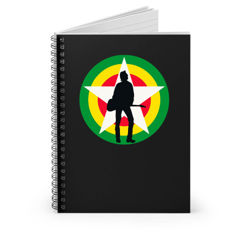 Strummervile Silhouette Spiral Notebook