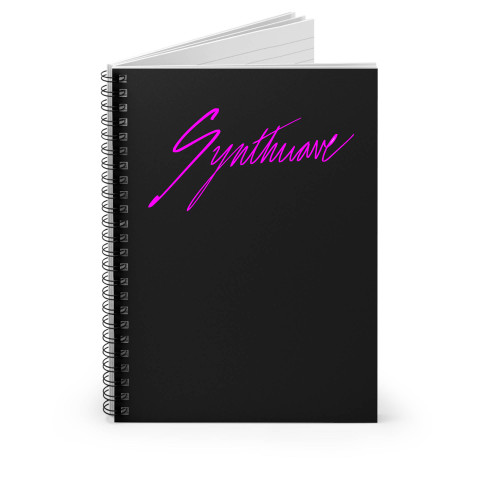 Synthwave Spiral Notebook