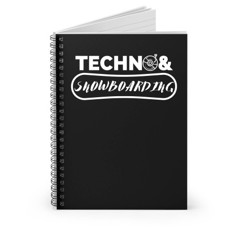 Techno Art Spiral Notebook