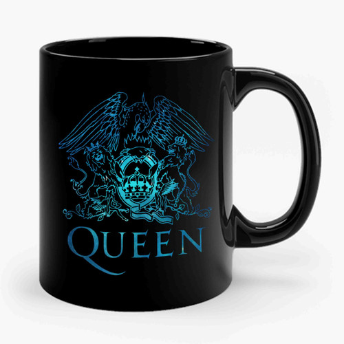 Queen Rock Band Logo Nebula Ceramic Mug