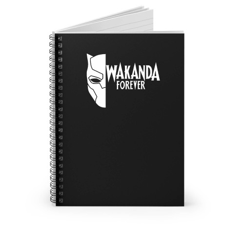 Wakanda Forever Rip Black Panther Spiral Notebook
