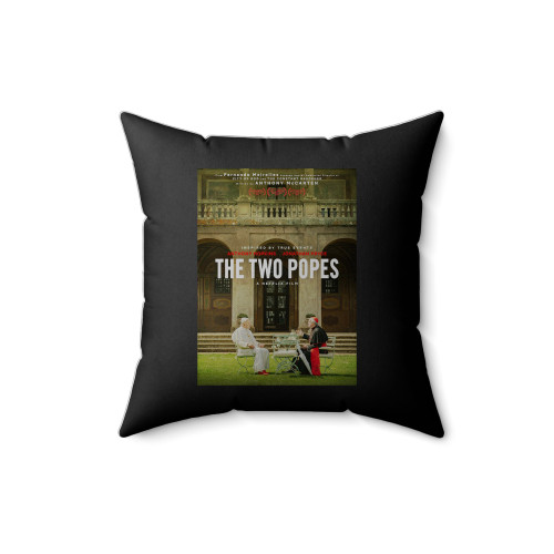 The Two Popes Square Pillow Cover