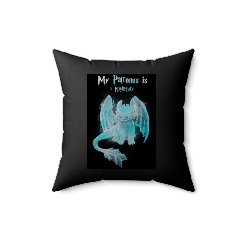 Toothless Patronus Square Pillow Cover Toothless Patronus Square Pillow Cover