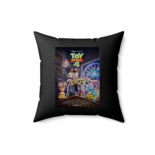 Toy Story 4 Movie Square Pillow Cover