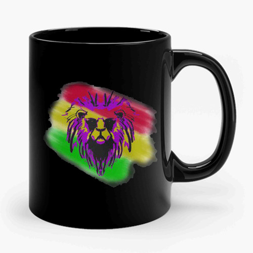 Rasta Lion Ceramic Mug