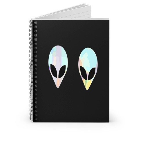 Alien On Boobs Spiral Notebook