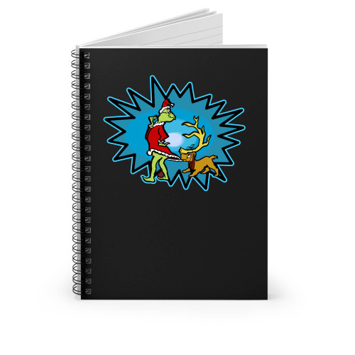 Cute Grinch Spiral Notebook