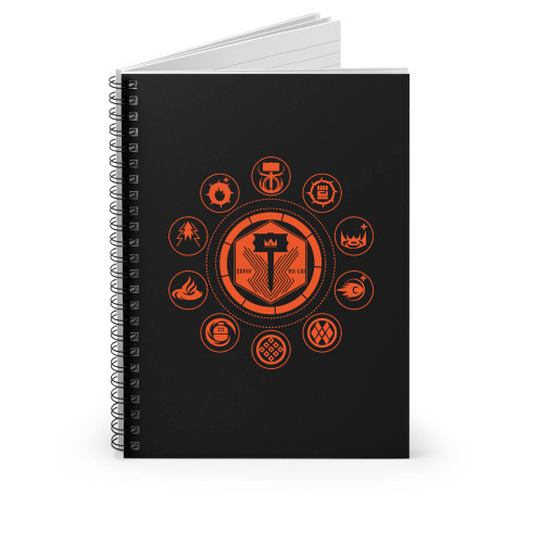 Destiny Game Iron Spiral Notebook