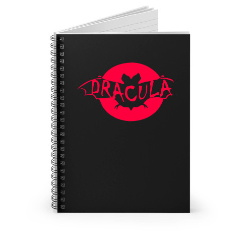 Dracula In Bat Spiral Notebook
