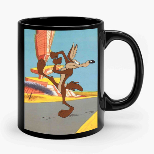 Road Runner And While E Coyote Ceramic Mug