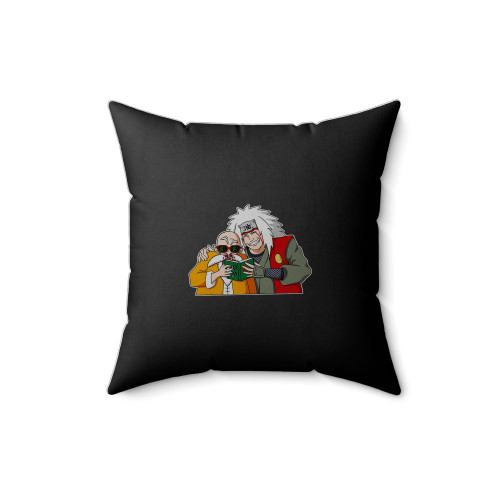 Anime Funny Jiraiya And Muten Roshi Hentai Harem Square Pillow Cover