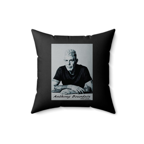 Anthony Bourdain Rip Square Pillow Cover