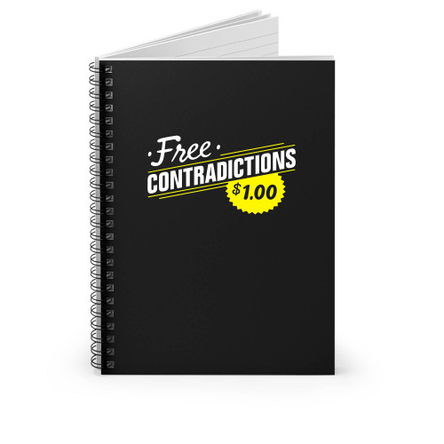 Free Contradictions Spiral Notebook