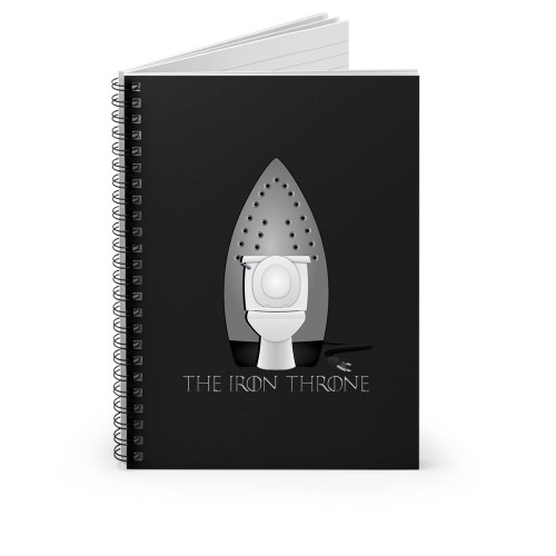 Game Of Thrones Iron Throne Toilet Funny Spiral Notebook