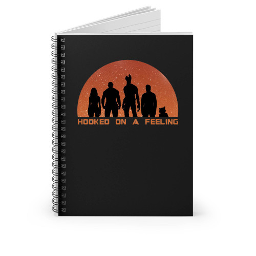 Guardians Hooked On A Feeling Spiral Notebook