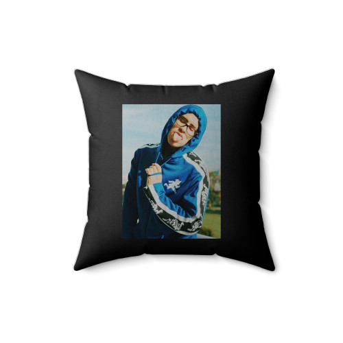 Bad Bunny With Blue Jacket Square Pillow Cover