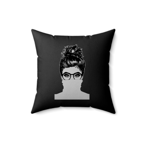 Beautiful Lady Square Pillow Cover