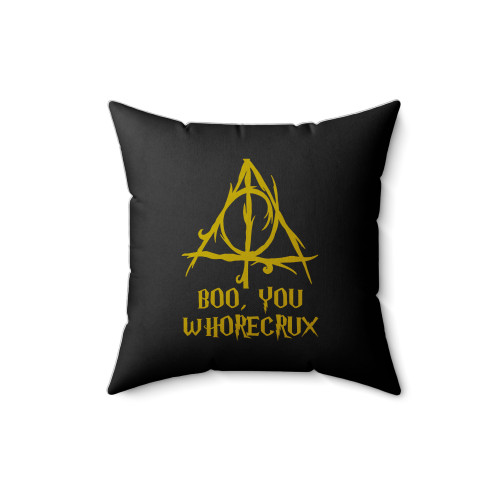 Boo You Whorecrux Square Pillow Cover