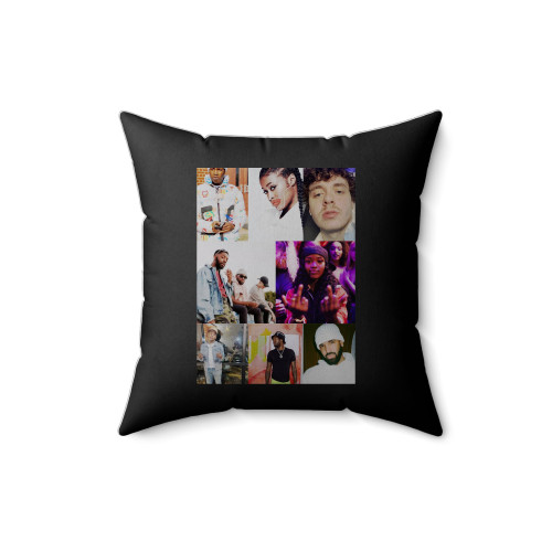 Brent Faiyaz On We Heart It Square Pillow Cover