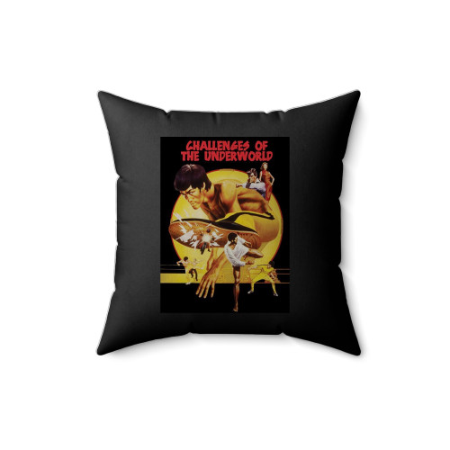 Bruce Lee Challenges Square Pillow Cover