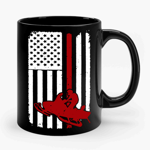 Snowmobile Braaap Ceramic Mug