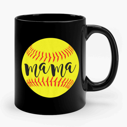 Softball Mama Ceramic Mug