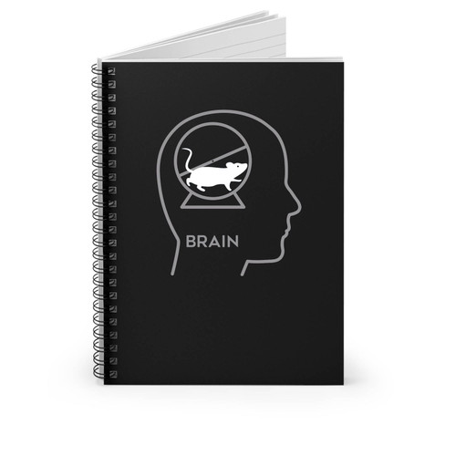 Mouse Wheel Brain 1 Spiral Notebook