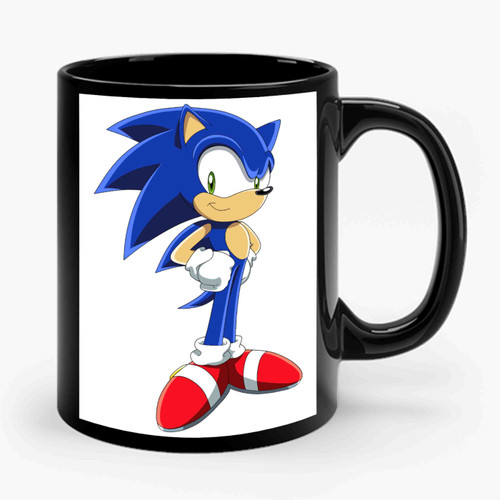 Sonic The Hedgehog's Pose 1 Ceramic Mug