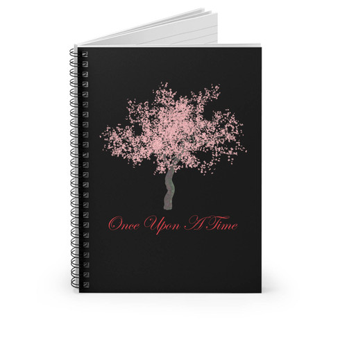 Once Upon A Time Pink Love Tree Spiral Notebook