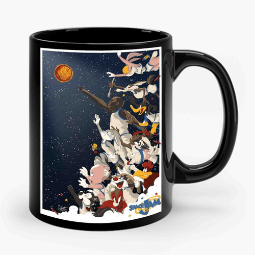 Space Jam Cartoon Movie Ceramic Mug