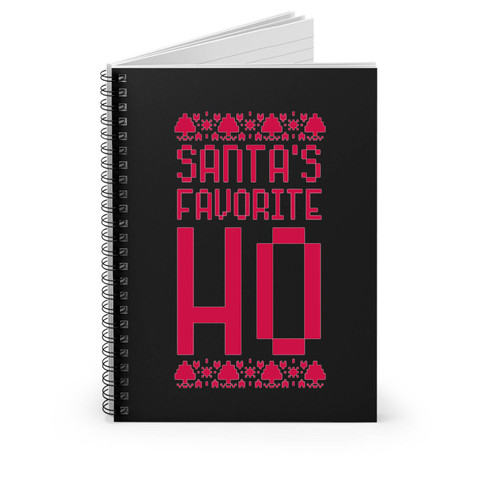 Santa Favourite Hero Christmas Parody Spiral Notebook