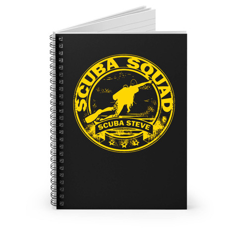 Scuba Steve Scuba Squad Spiral Notebook