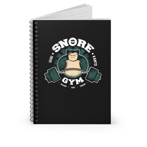 Snore Gym Spiral Notebook