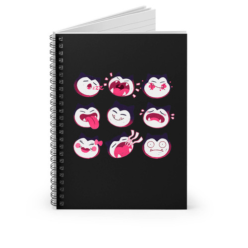 Snorlax Emoji Spiral Notebook