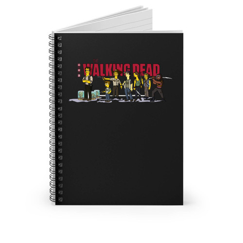 The Walking Dead Gets Simpsonized Spiral Notebook