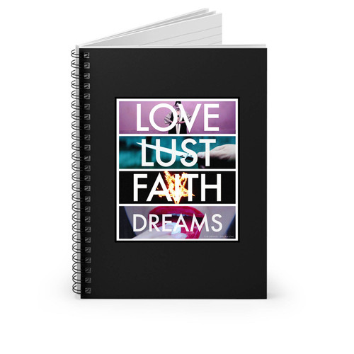 Thirty Seconds To Mars Love Faith Dreams Spiral Notebook