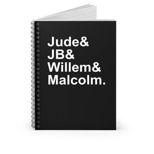 A Little Life Book Jude & Jb & Willem & Malcolm Spiral Notebook