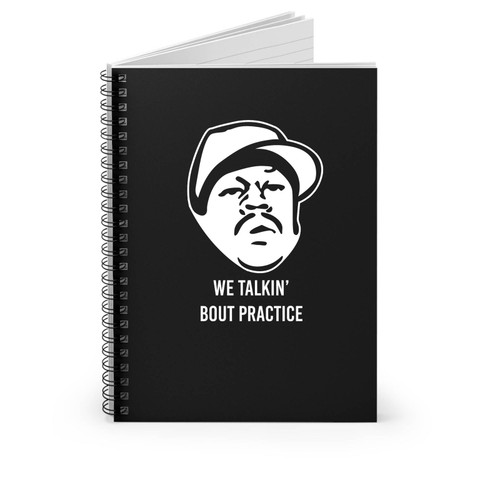 Allen Iverson We Talkin' Bout Practice Spiral Notebook